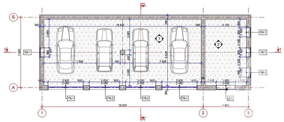 Проекты гаражей сто